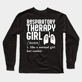 Respiratory Therapy Girl Long Sleeve T-Shirt